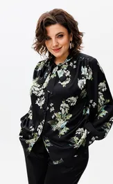 Блуза Anelli Laurel 1428 черный