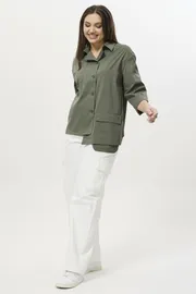 Shirt Ma Cherie #1067 xaki