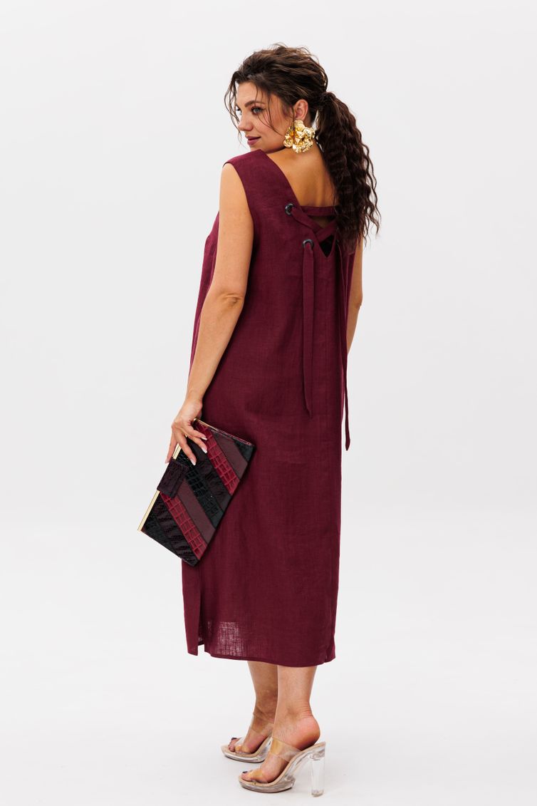 Платье Anelli Laurel арт. 1472 вишневый сумрак