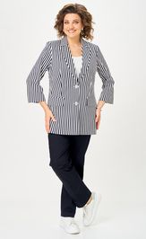 Костюм БелЭльСтиль 762-324/609-323 синий принт