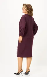 Garnitur Vilena-fashion 1169 burgundi