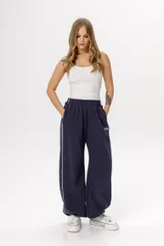 Trousers Pirs #6533 sinij s logo