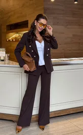 Комплект Aura chic life 9267 170 топ+брюки
