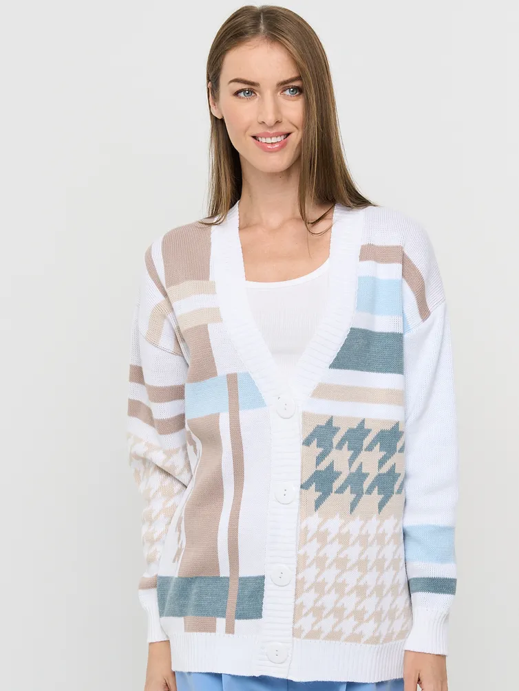 Sweter Newvay #7232-14099 bel/vanil/gol stal/zhemuzhno-gol/kakao
