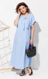 Sukienka Anastasia MAK 1326 goluboj