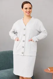 Garnitur Anastasia #1195 seryj melanzh