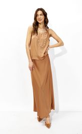 Юбка Люше 4339 коричневый