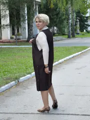 Платье NOVITA арт. 797 коричневый