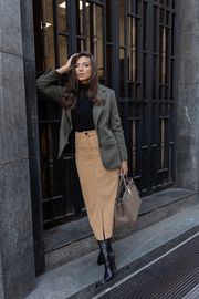 Skirt EZER #1015 bezhevaya 170