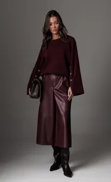 Spodnie Люше 4520 bordo