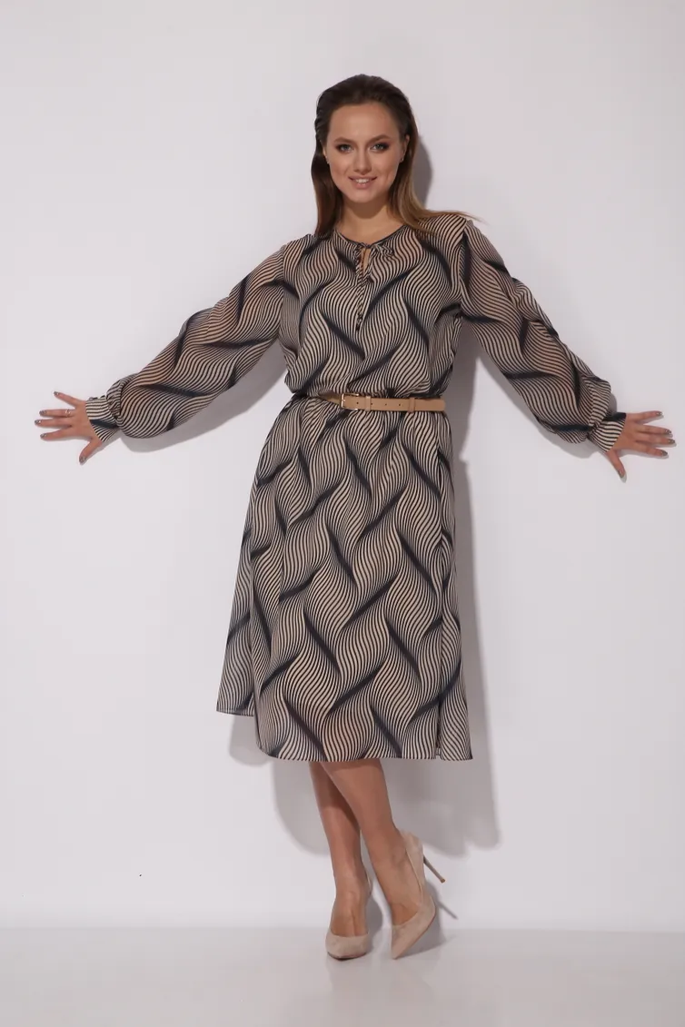 Sukienka TAiER #1143 zigzag