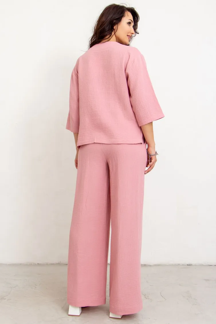 Blouse TOOK A LOOK & Angelika #TB-43m rozovoe oblako