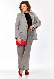Blazer Rishelie #1014 cherno-belyj