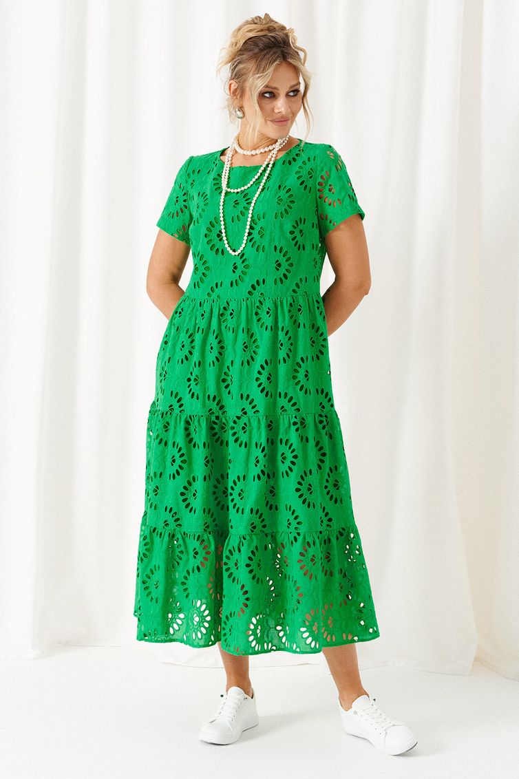 Платье Beautiful & Free арт. 6462 зелёный