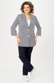 Костюм БелЭльСтиль арт. 762-324/609-323 синий принт