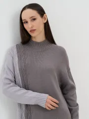 Платье Newvay арт. 9242-92021 титаниум/туман
