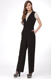 Trousers, overalls, shorts Ladis Line #917 chern