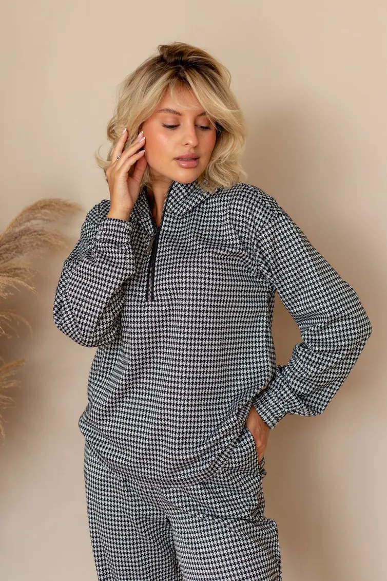 Bluza TOOK A LOOK & Angelika #MK-25-26 gusinaya lapka