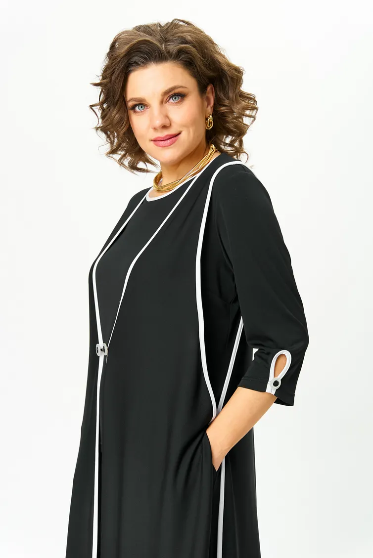 Garnitur Michel Chic #1413 chernyj, belyj