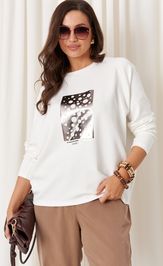 Джемпер Panda 120244 молочный