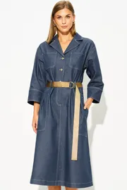 Dress LAIKONY #L-494 sinij