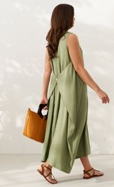 Dress Alta Moda 1084-1 olivkovyj