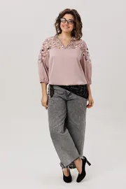 Blouse Anelli Laurel #1790 pudrovaya vual