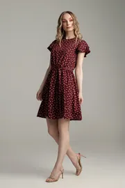 Dress MARIKA #422 bordo