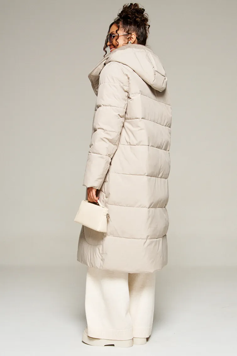Coat Beautiful & Free #8012 kremovyj