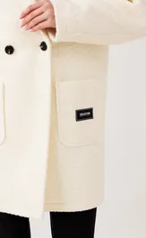 Пальто V&N fashion 1116 молочный