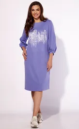 Sukienka TAiER 1174 lavanda