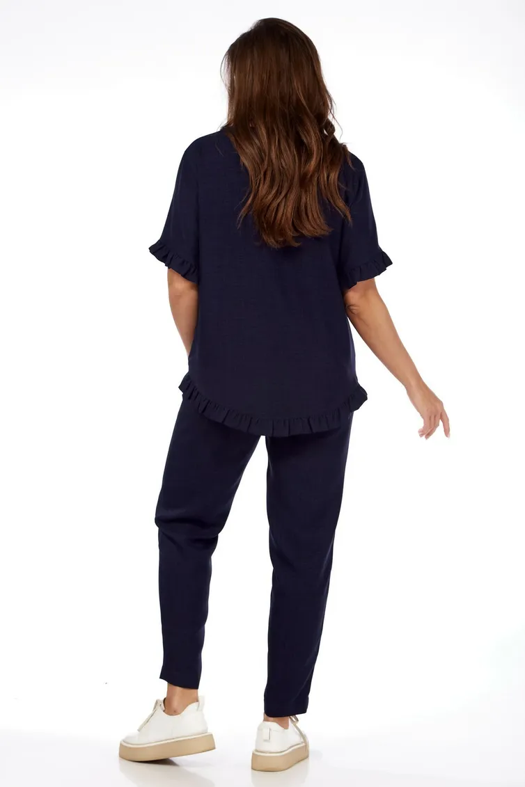 Garnitur Vilena-fashion #985 temno-sinij