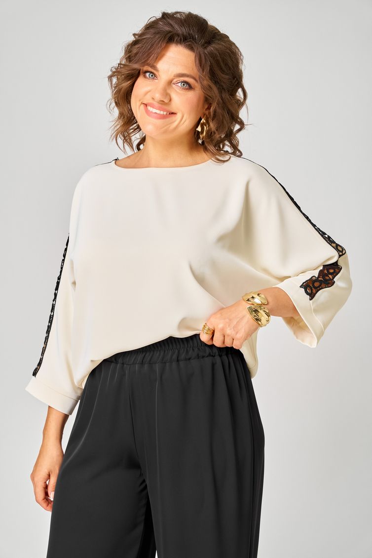 Блузка Rumoda арт. 2274 дл.р молочный