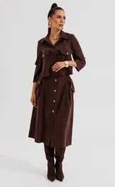 Костюм Galean Style 1013 коричневый
