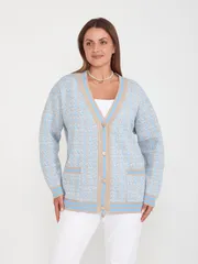 Sweter BONADI #2232 goluboj