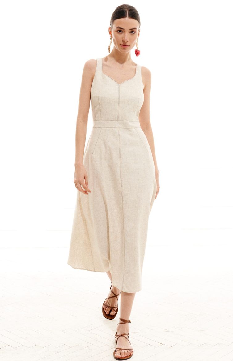 Dress Elletto Life #1991 bezh