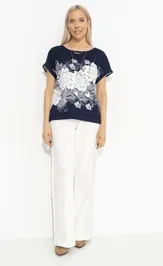 Футболка CHARUTTI Жду чудо (floral print)