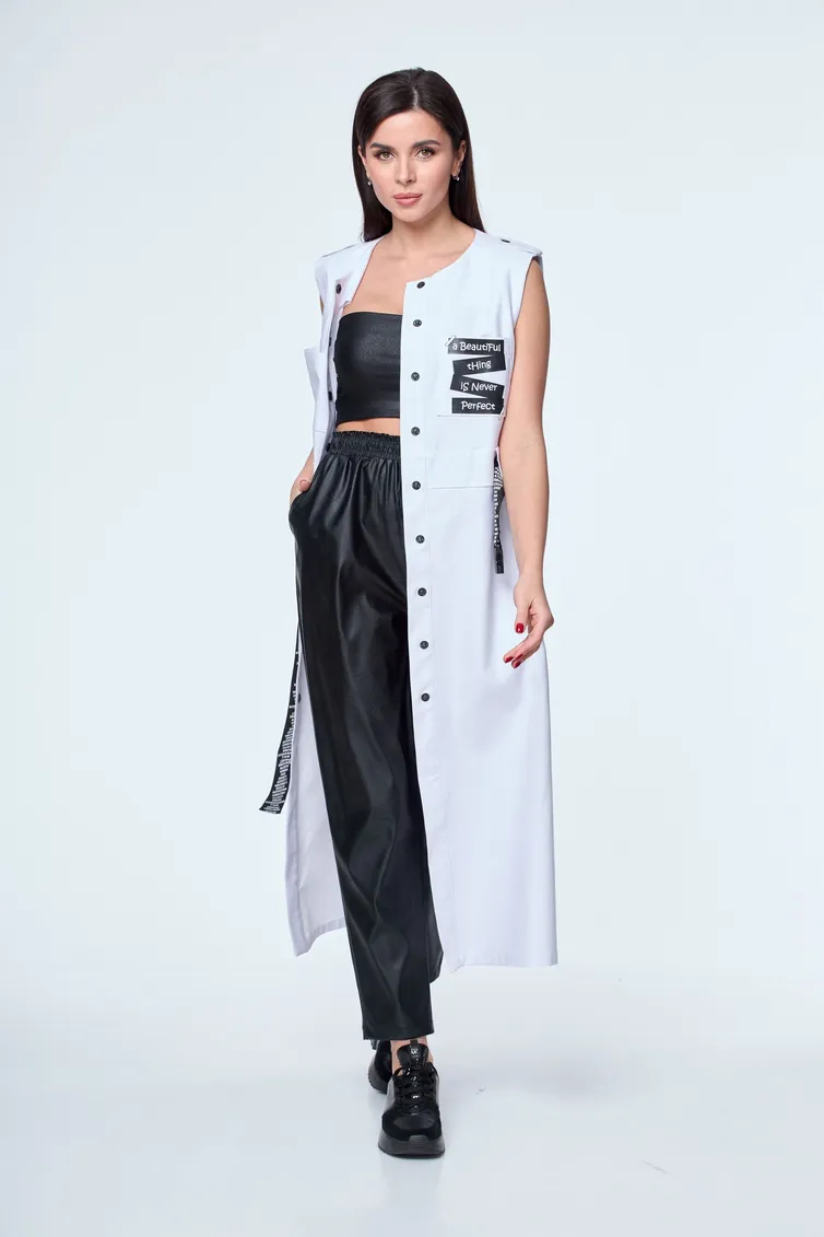 Жилет Anelli Laurel арт. 1237 белый