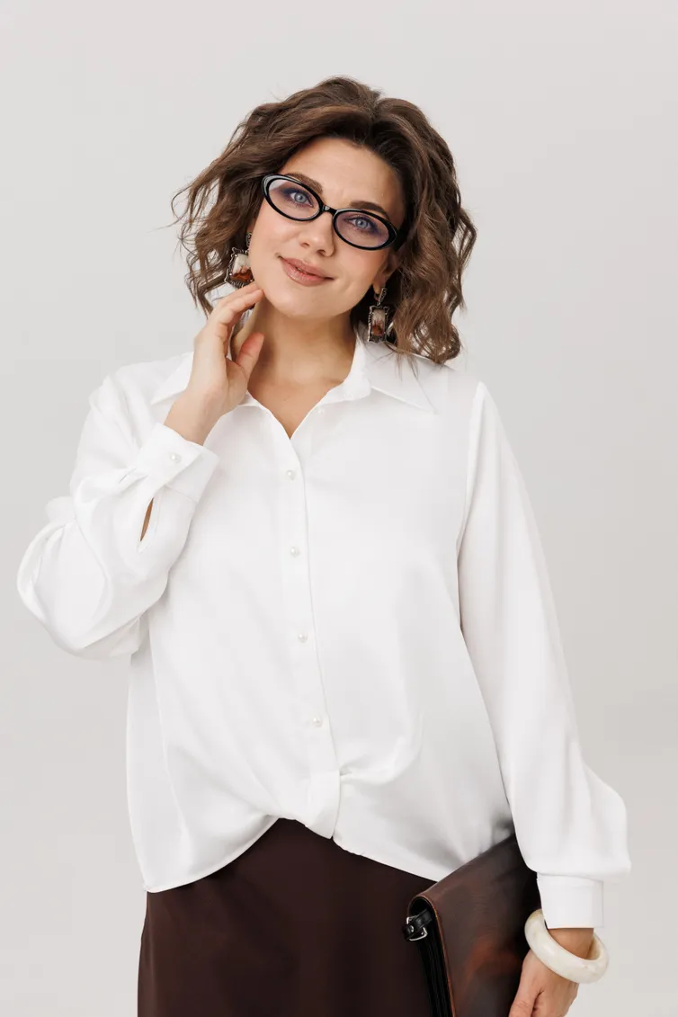 Shirt Anelli Laurel #1663 perlamutrovaya zhemchuzhina