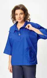 Блузка Michel Chic 786/1 василек