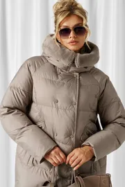 Coat Beautiful & Free #1018 seryj