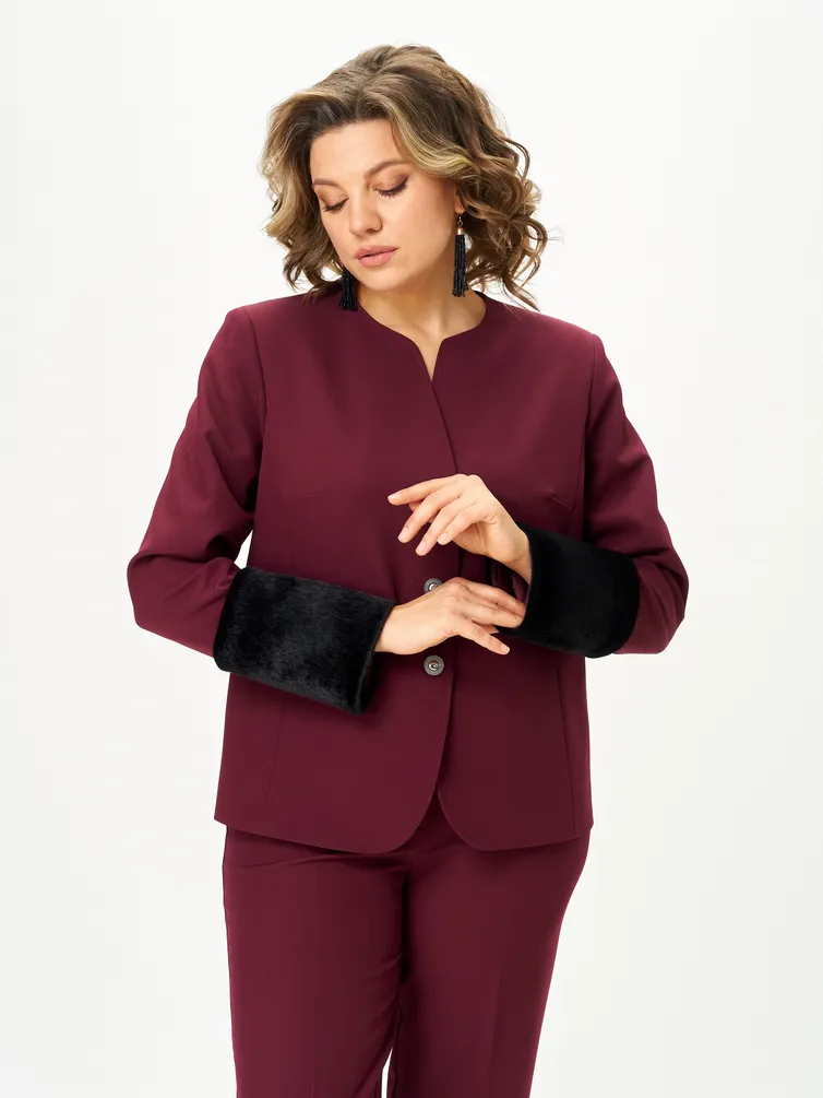 Garnitur Vilena-fashion #1210 burgundi