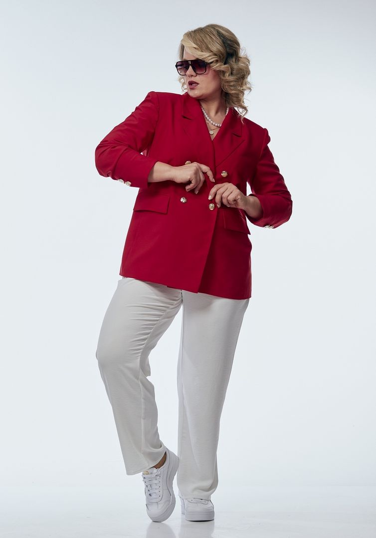 Костюм OVERYOU арт. 245 красный с белым