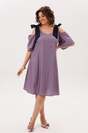 Платье Anelli Laurel арт. 1820 синий бант