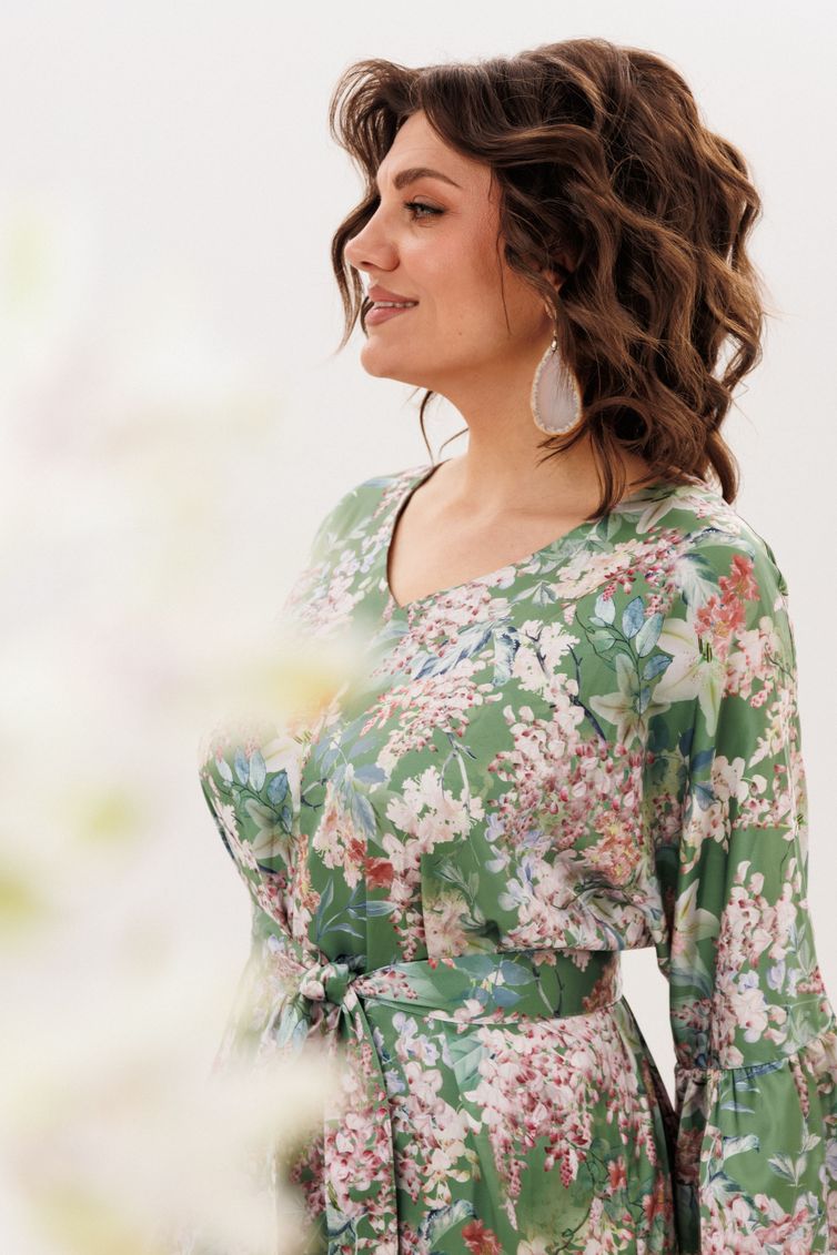 Платье Anelli Laurel арт. 1822 акация в саду