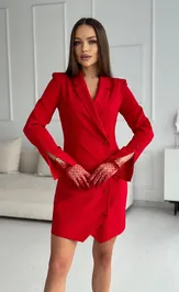 Платье Dilana Vip 2018 красный