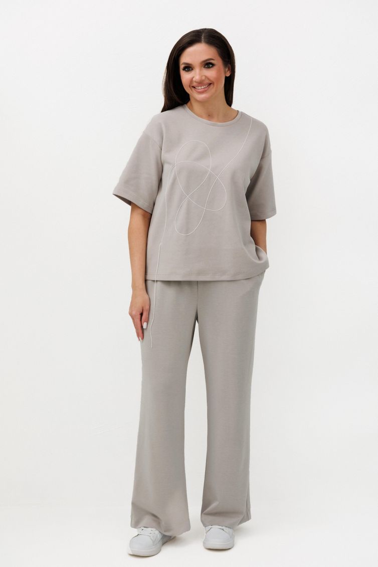 Джемпер Panda арт. 123940 светло-бежевый