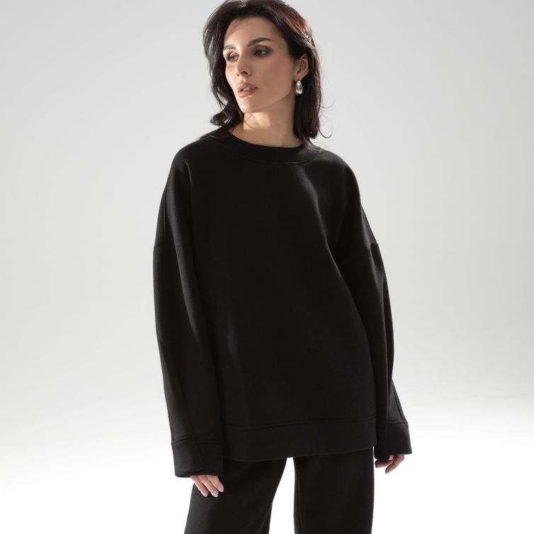 Свитшот CHARUTTI арт. Интересный момент (блэк)