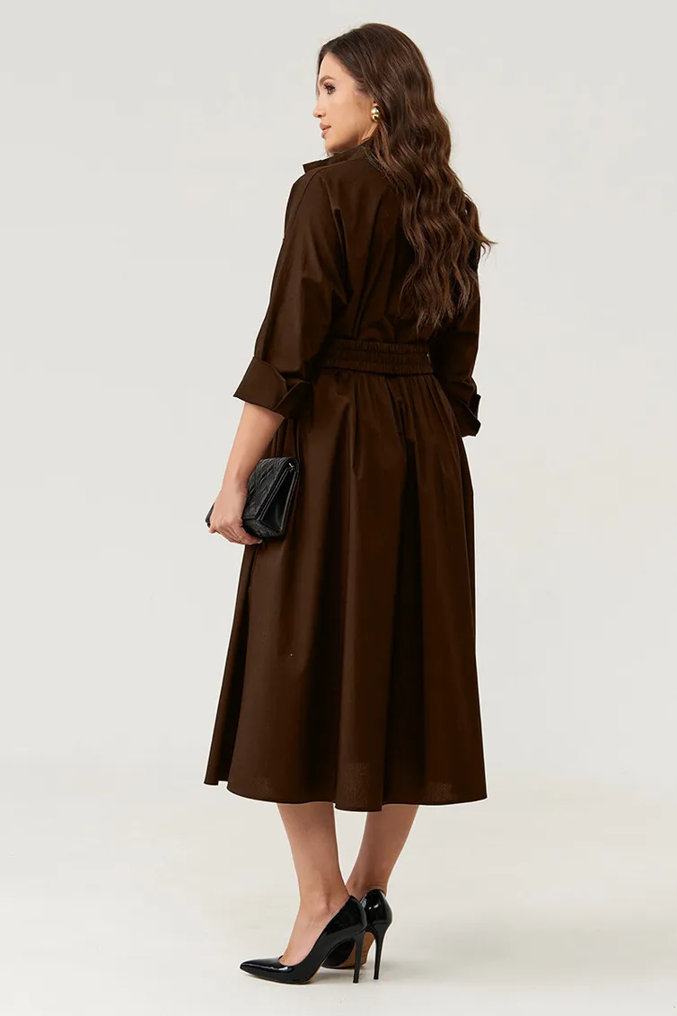 Dress PND #83984 korichnevyj