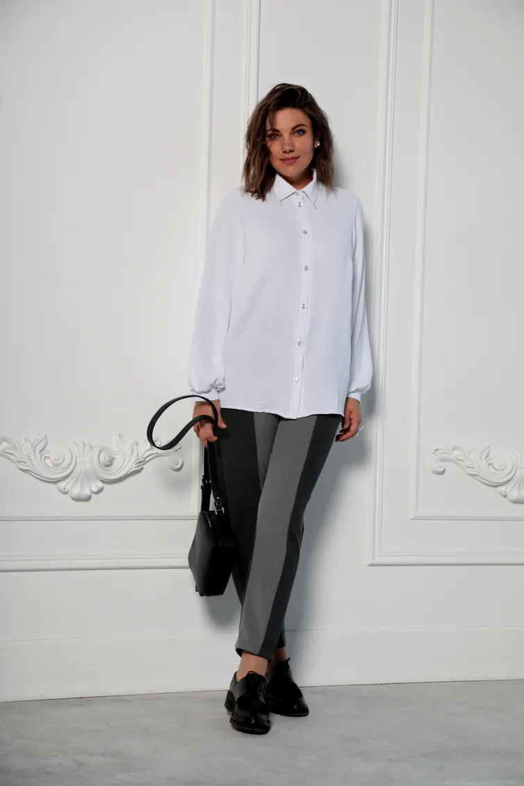 Блуза BegiModa арт. 4047 белый